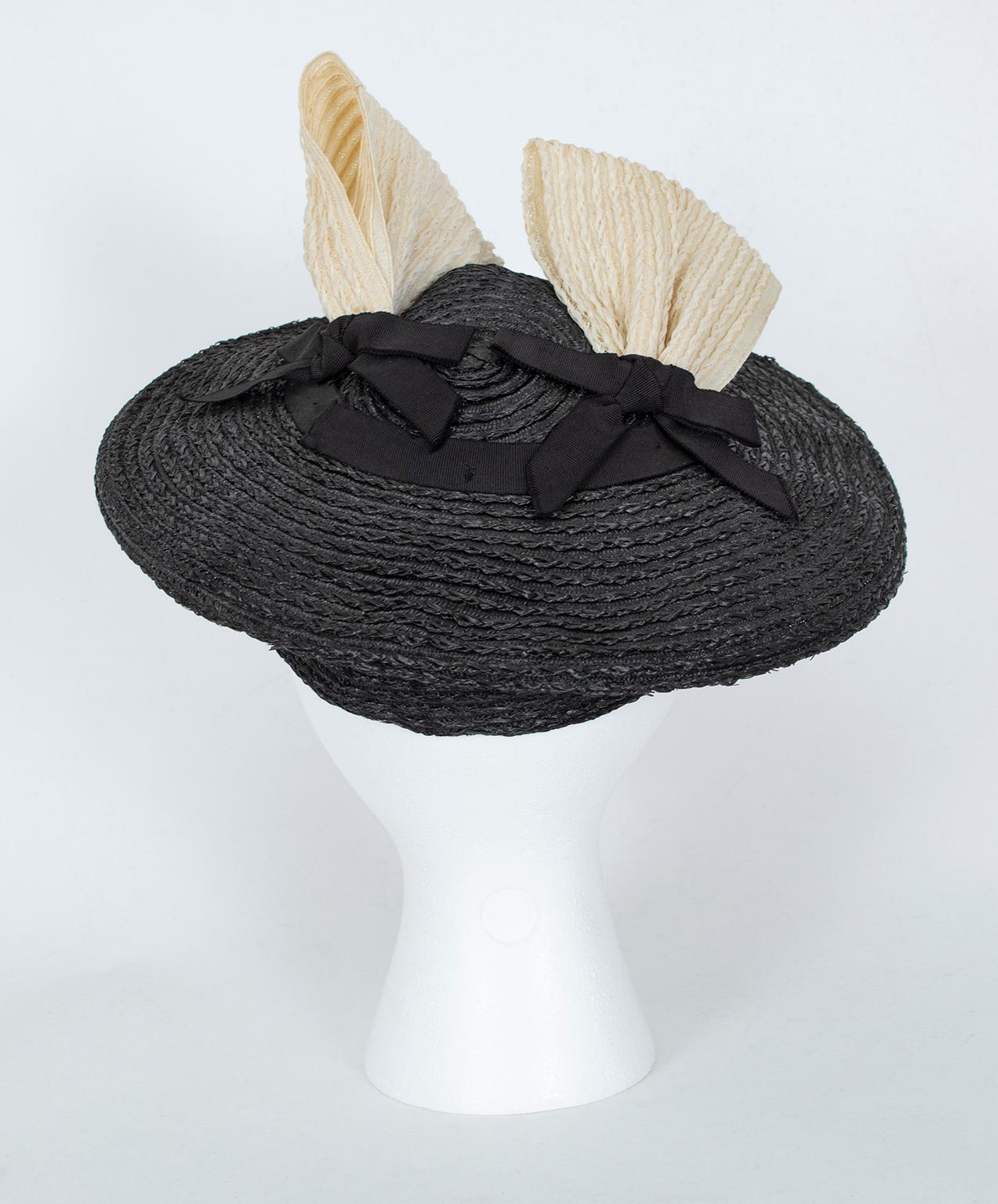 1930s boater hat