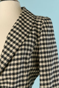 Black and off-white skirt suit with check pattern UNGARO SOLO DONNA