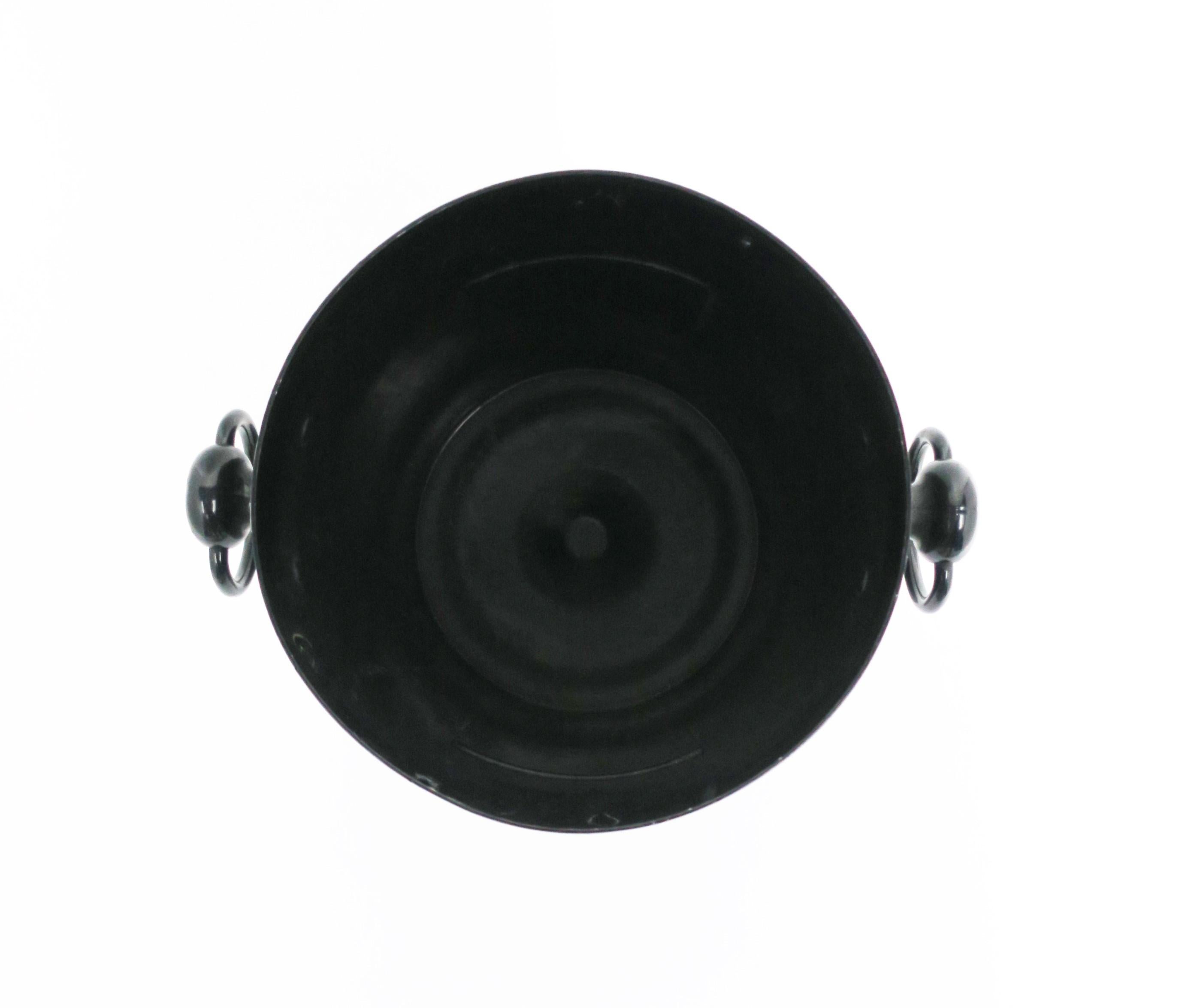 Black and Orange Veuve Clicquot French Champagne Cooler Bucket 3
