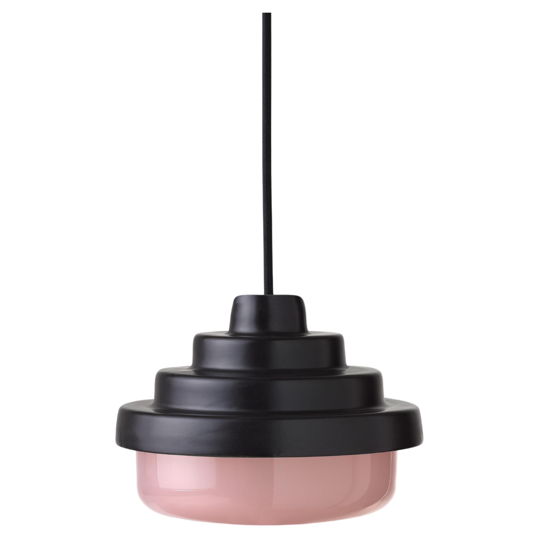 Black and Pink Honey Pendant Light by Coco Flip