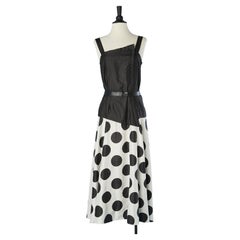 Vestido de cóctel negro y de lunares LOUIS FERAUD