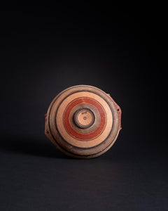 Black and Red Bichrome Ware Plate from Ancient Cyprus