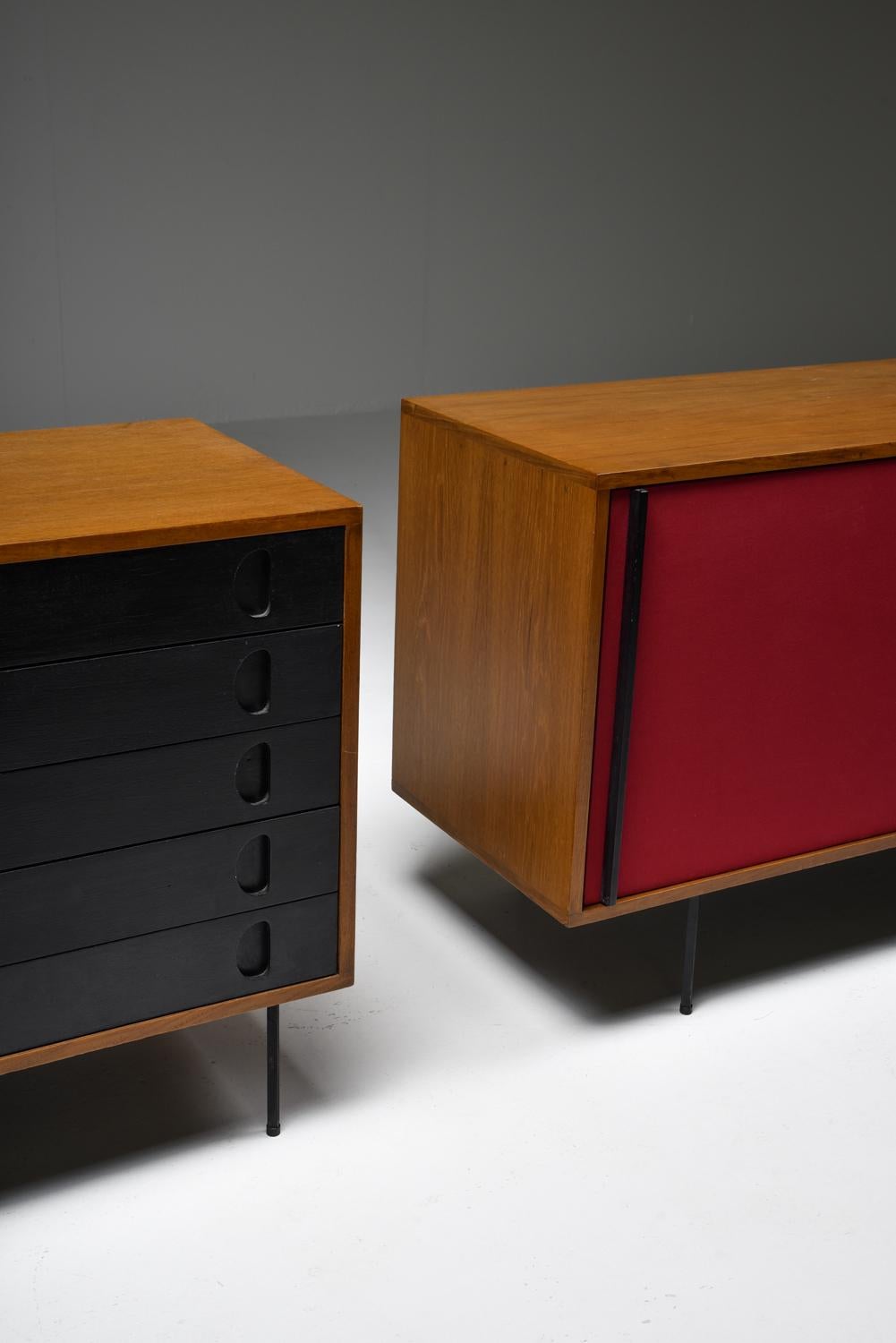 Black and Red Sideboard by Franco Campo and Carlo Graffi 6