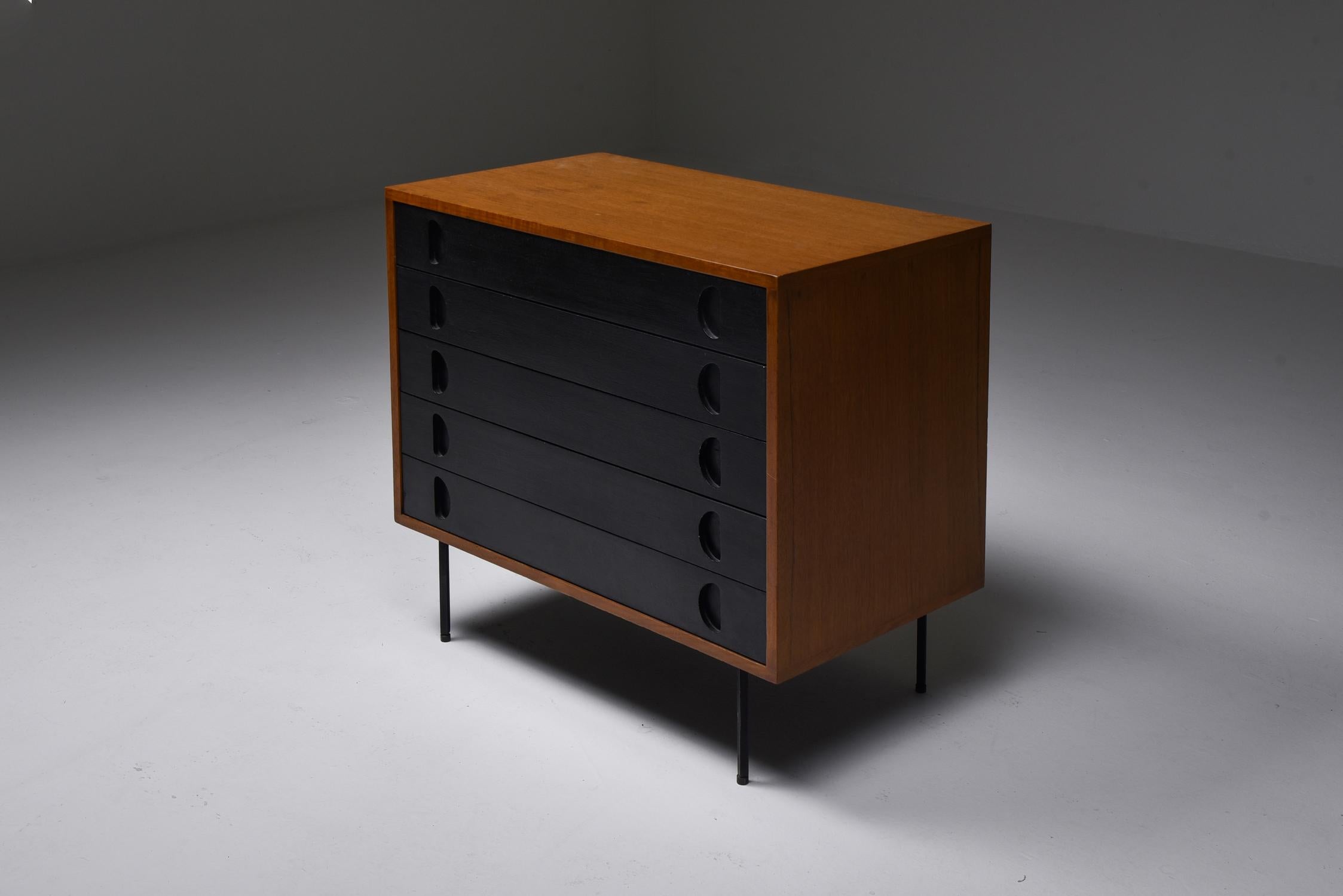 Black and Red Sideboard by Franco Campo and Carlo Graffi 2