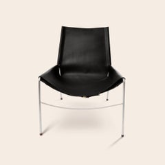 Black and Steel November Chair by OxDenmarq