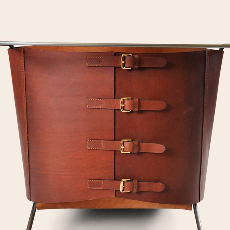 Black and Steel November Chair by OxDenmarq For Sale at 1stDibs
