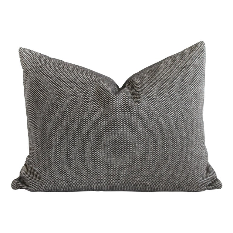 Black and Tan Woven Designer Lumbar Pillow Covers For Sale at 1stDibs