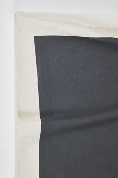 Black and White Abstract Canvas by Samuel Amoia