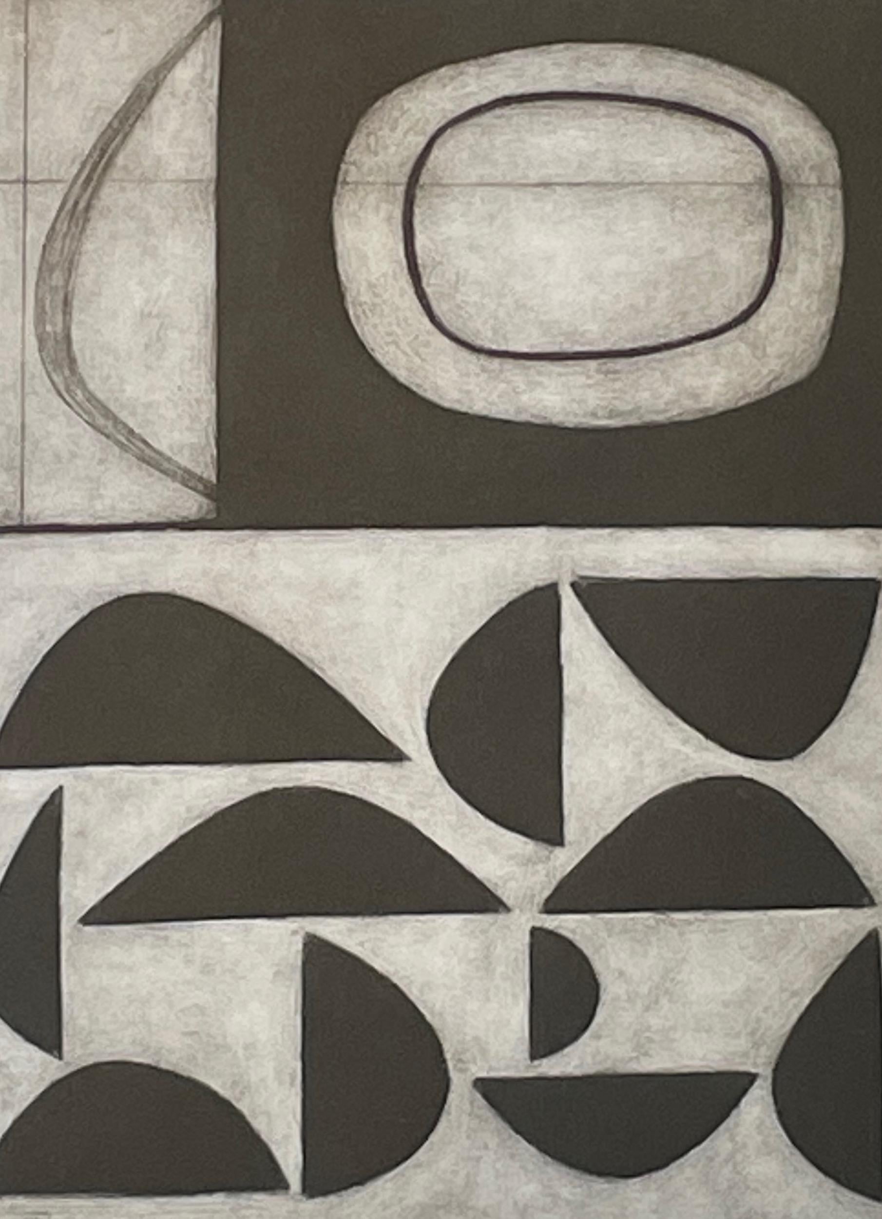 Aguafuerte abstracto en blanco y negro de Oliver Gaiger, Inglaterra, Contemporáneo Siglo XXI y contemporáneo en venta