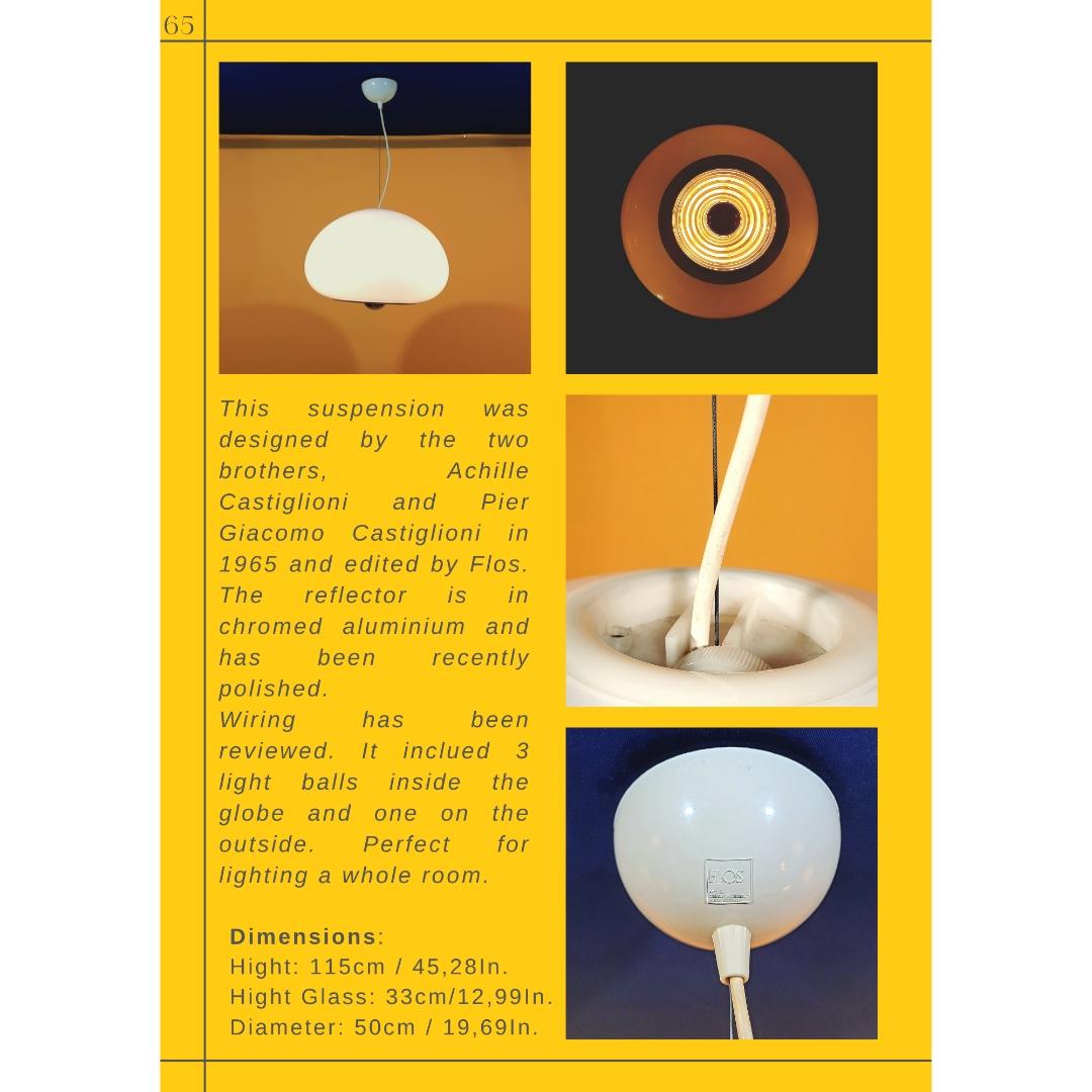 Black and White, Achille and Pier Giacomo Castiglioni, Flos, 1965 For Sale 3