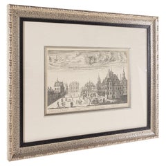 Used Black and White Architectural Framed Print