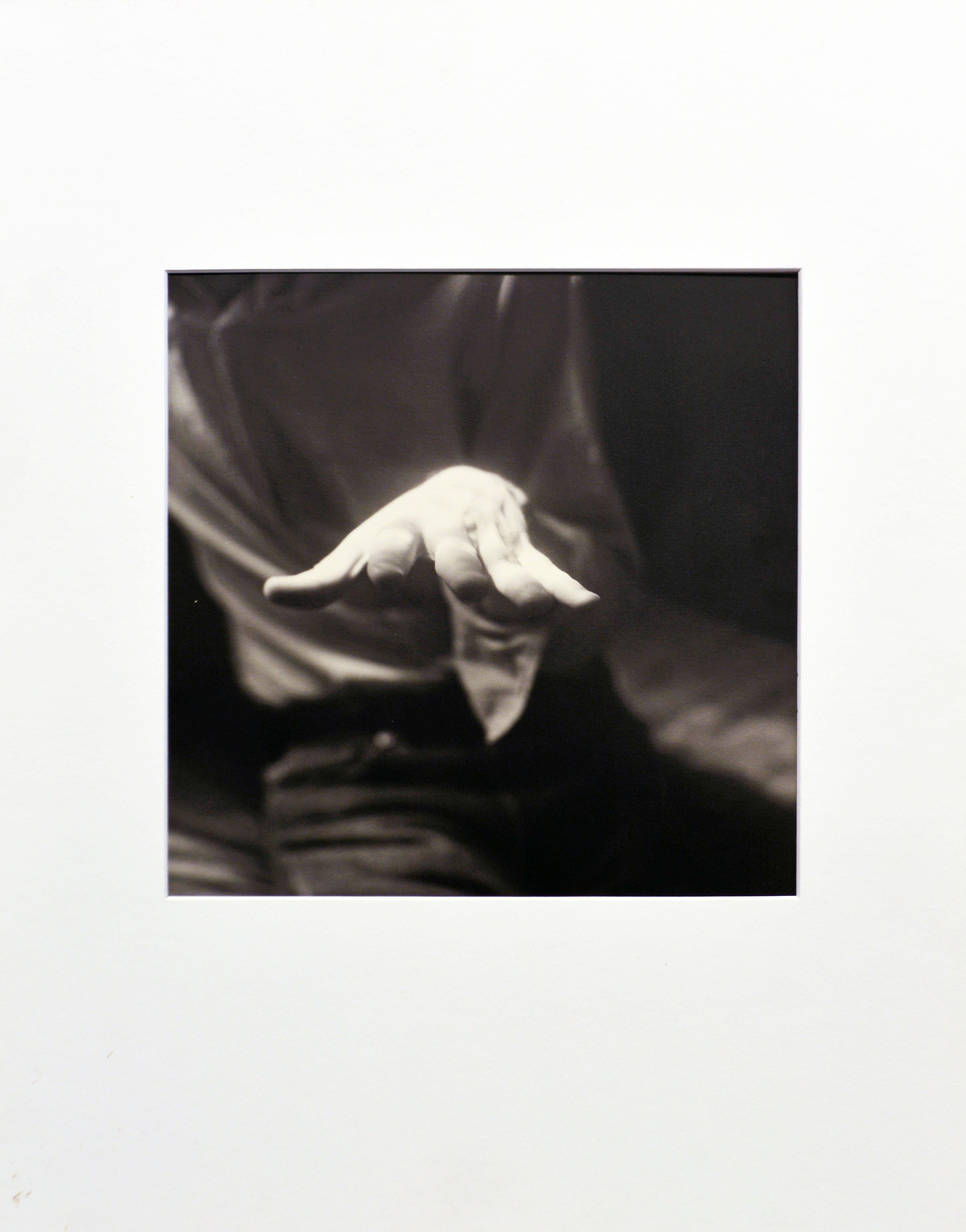 Unidentified artist.
Photograph of a Hand, 1989
Silver gelatin print mounted on backing. Signed, titled and numbered illegibly verso. No margins. Image: 9 x 9 in / 23 x 23 cm. Mat: 14 x 18 in / 35.5 x 45.75 cm.