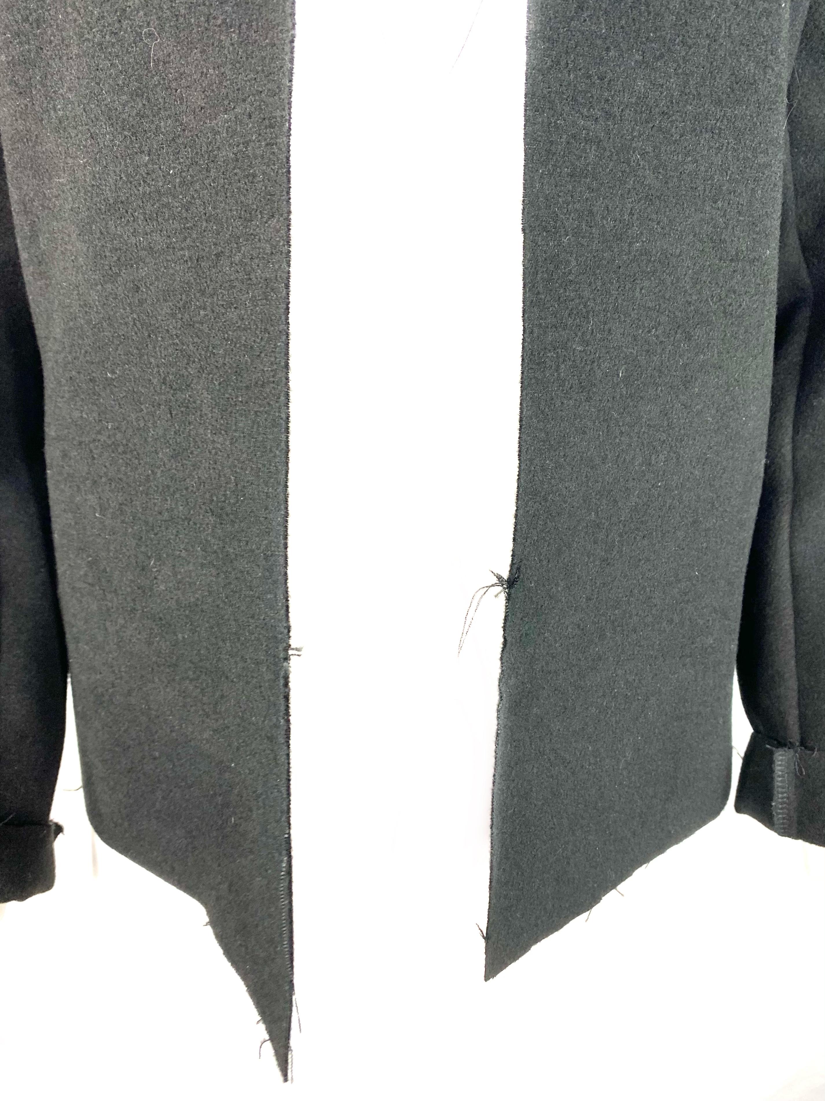Black and White Blazer Jacket, Size S In Excellent Condition For Sale In Beverly Hills, CA