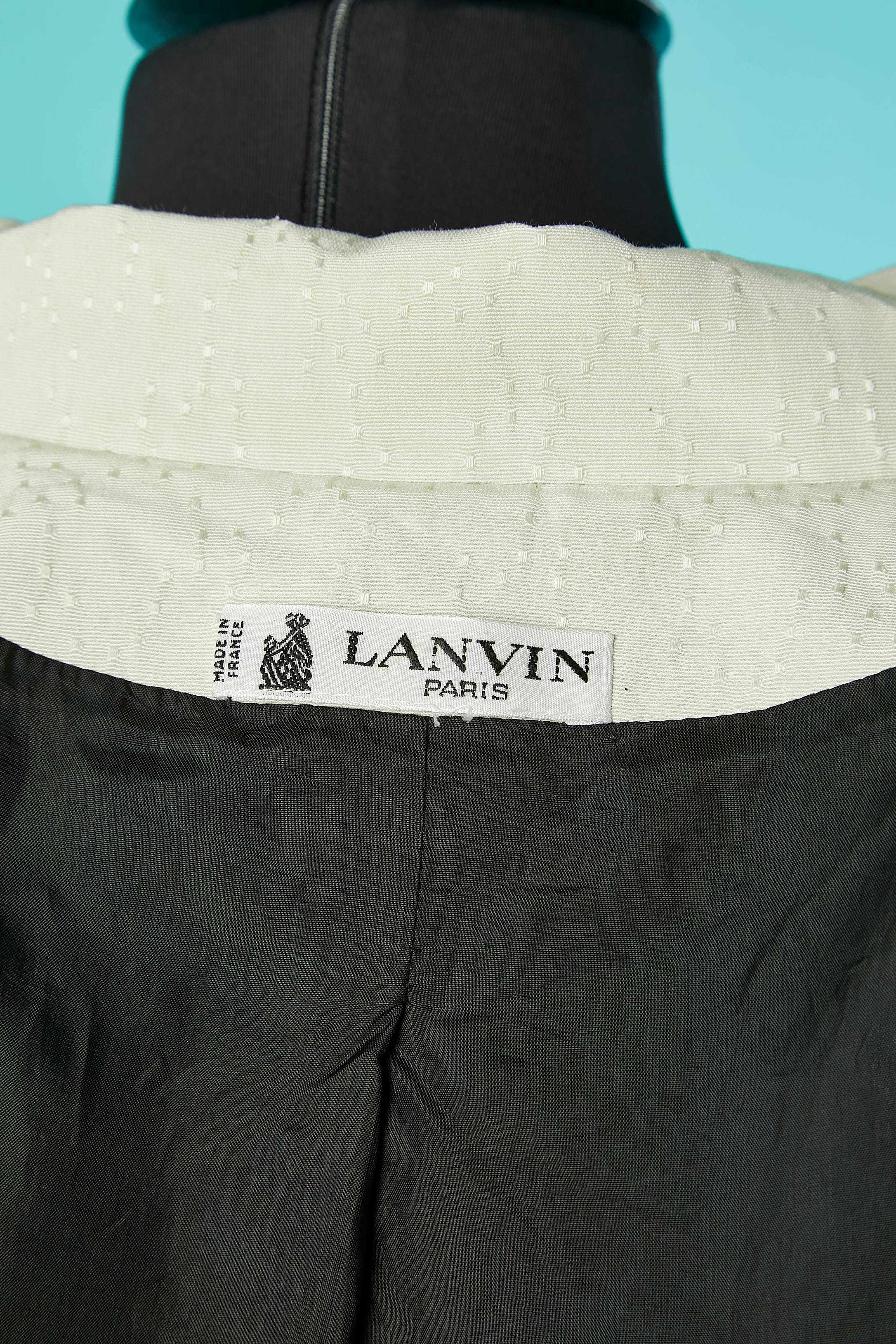 Black and white boléro and bustier dress ensemble LANVIN For Sale 2