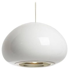 "Black and White" Castiglioni by Flos Glass Pendant Lamp