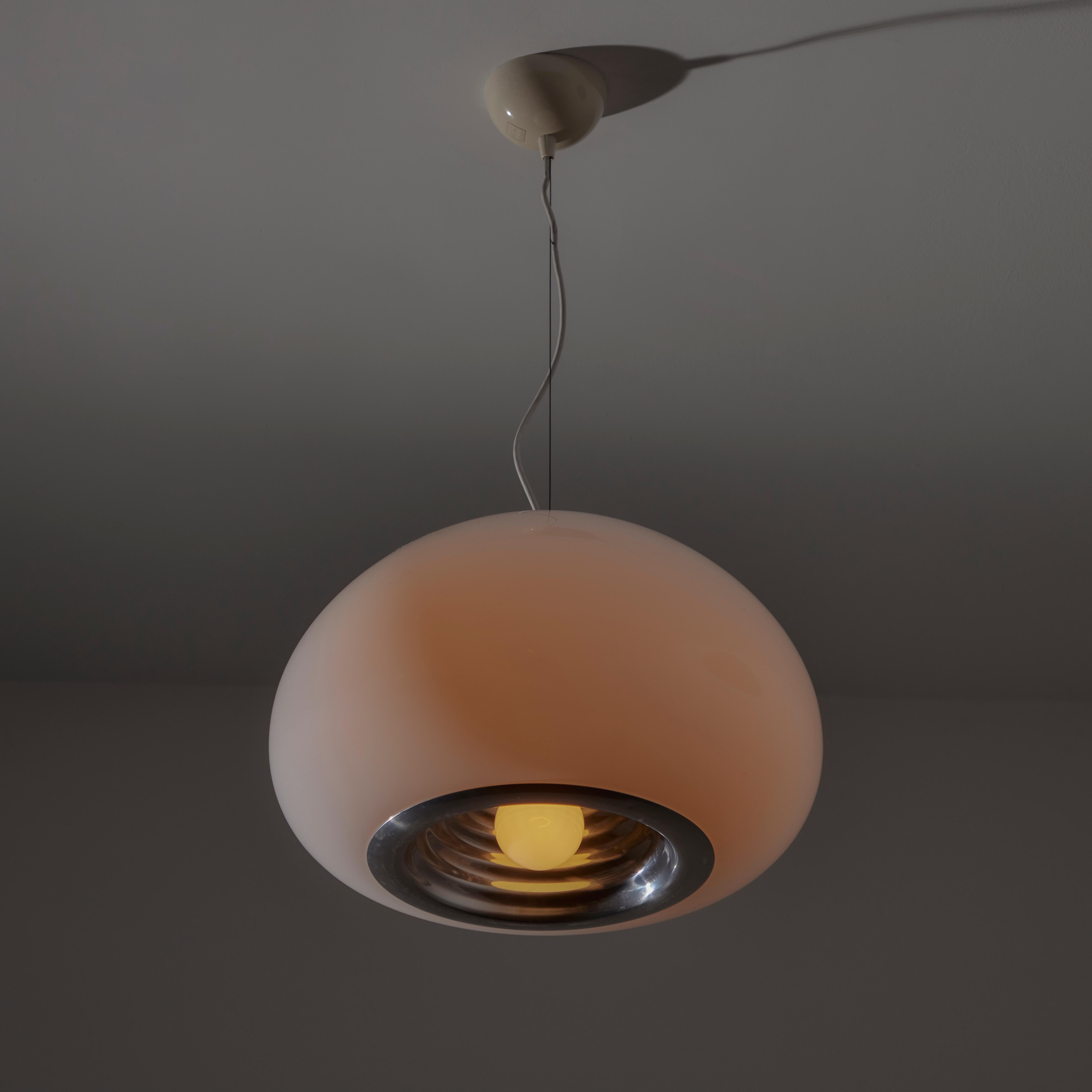 Mid-Century Modern Plafonnier « Black and White » d'Achille & Pier Giacomo Castiglioni pour Flos
