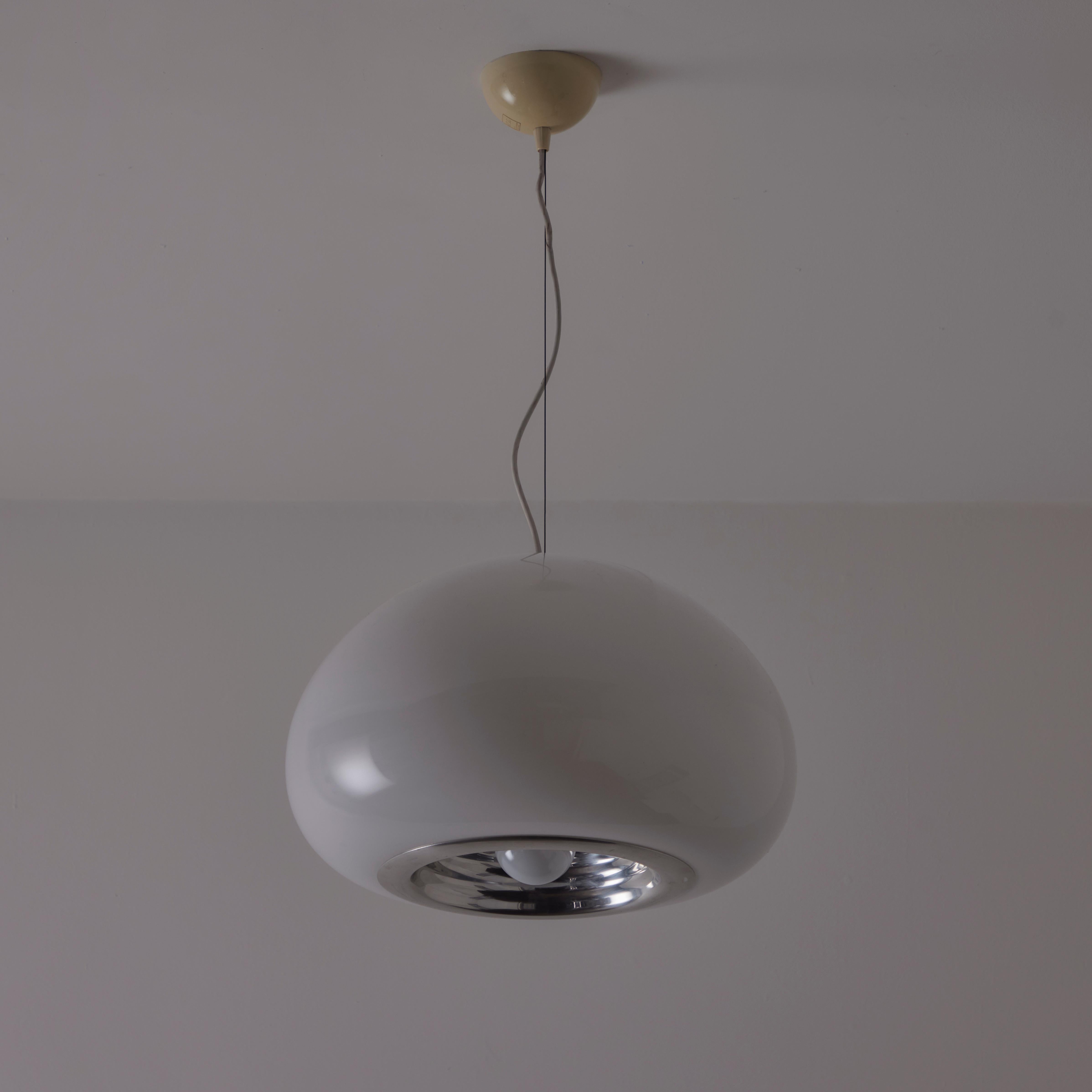 'Black and White' Ceiling Light by Achille & Pier Giacomo Castiglioni for Flos In Good Condition For Sale In Los Angeles, CA