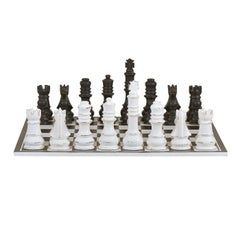 Black and White Chess Board