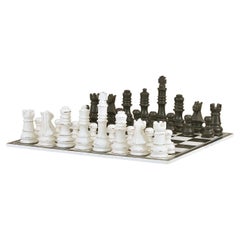 Tablero de ajedrez blanco y negro