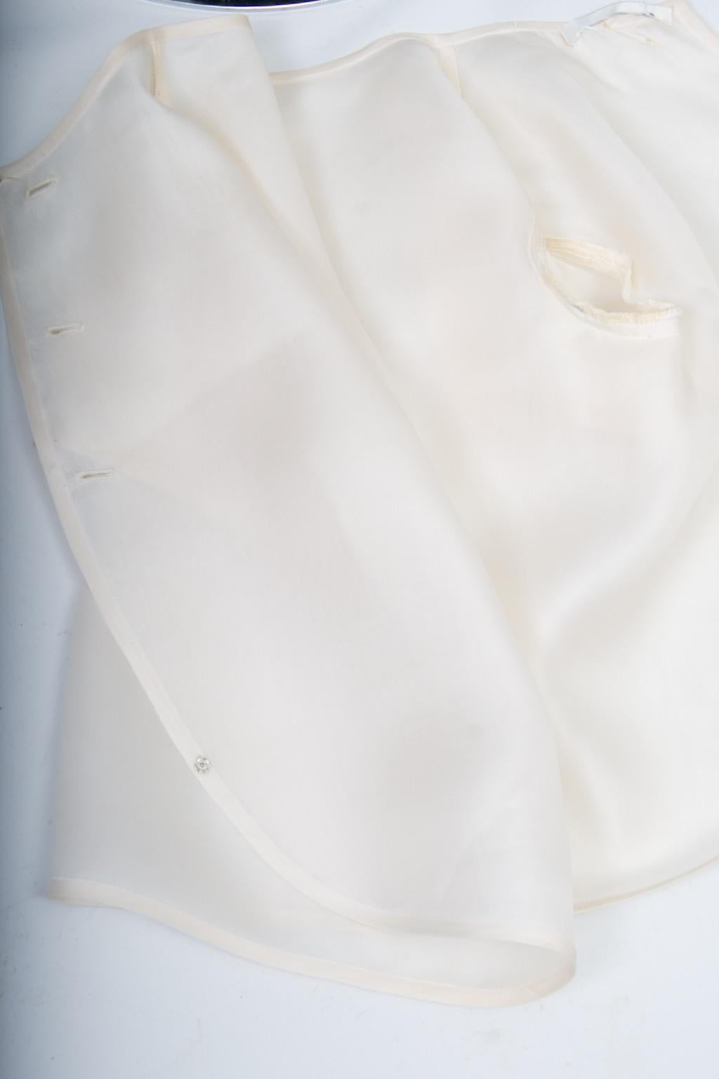 Black and White Cocktail Ensemble, att. Geoffrey Beene im Angebot 5