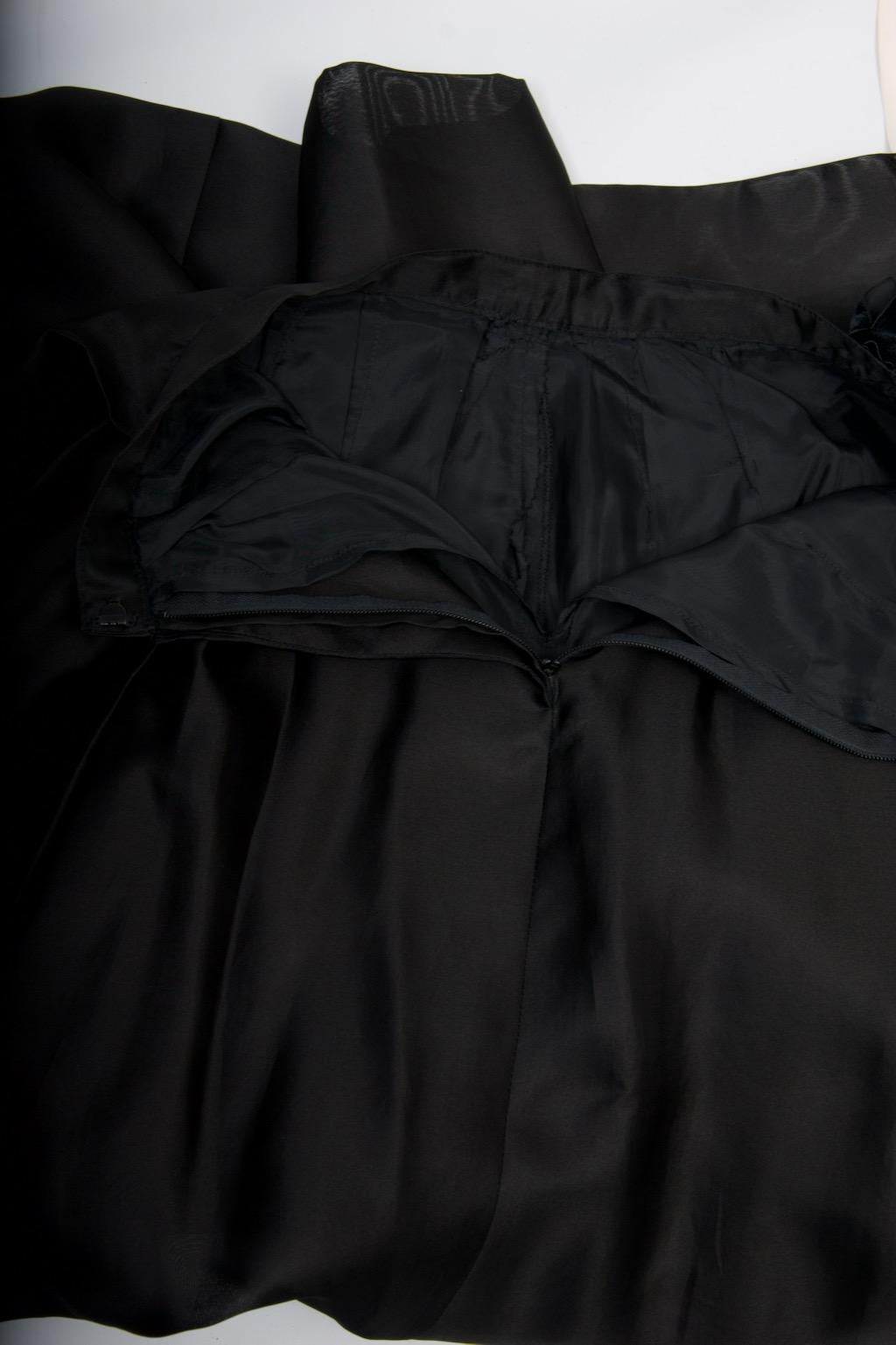 Black and White Cocktail Ensemble, att. Geoffrey Beene im Angebot 8