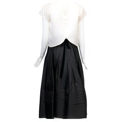 Black and White Cocktail Ensemble, att. Geoffrey Beene