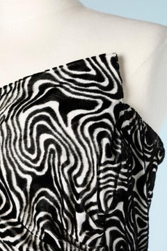 Black and White cocktail's dress Philip Hulitar for Neiman Marcus