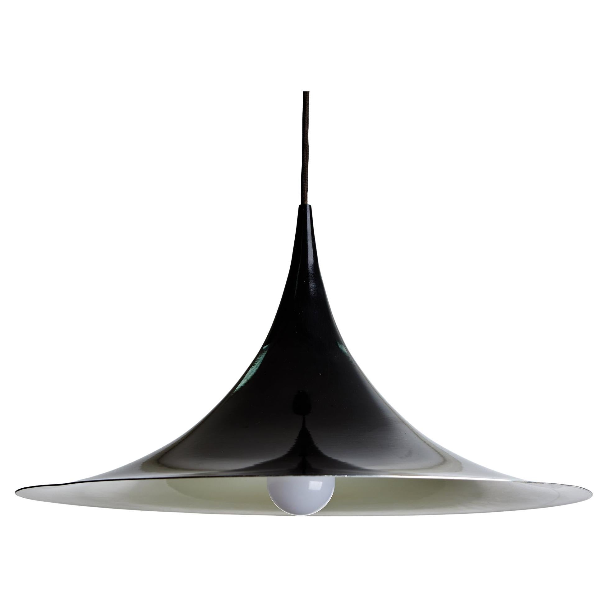 Black and White Cone Pendant