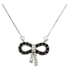 Black and White Diamond "Bow"