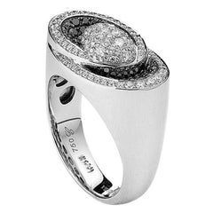 Black and White Diamond Ring