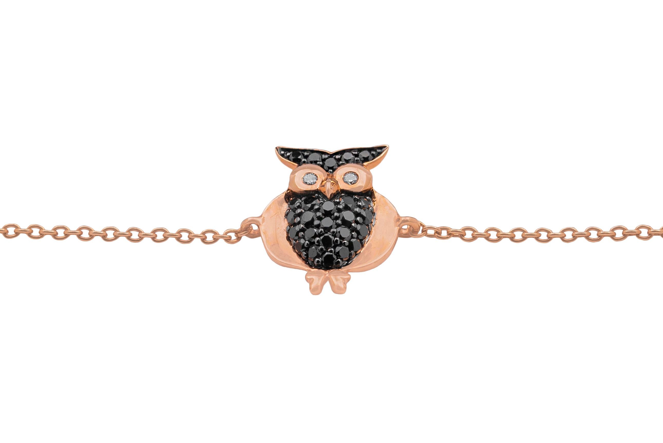 Rose Gold Owl - 12 For Sale on 1stDibs
