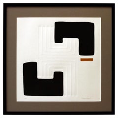 Black and White Engraving, French Artist Foucher Poignant, France, Contemporary