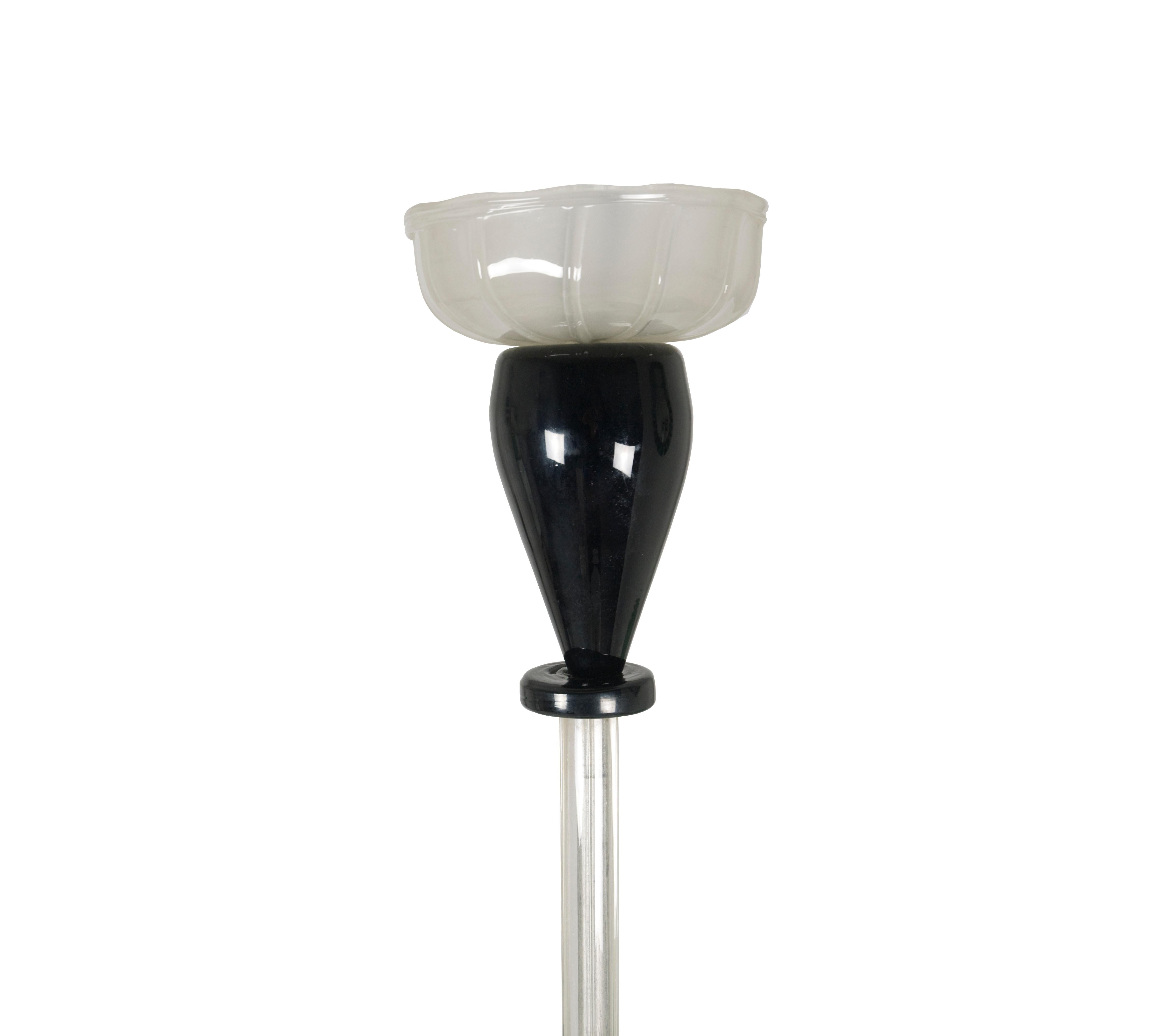 Murano Glass 5 Arm Chandelier, 1940s Murano Glass 5 Arm Chandelier, 1940s