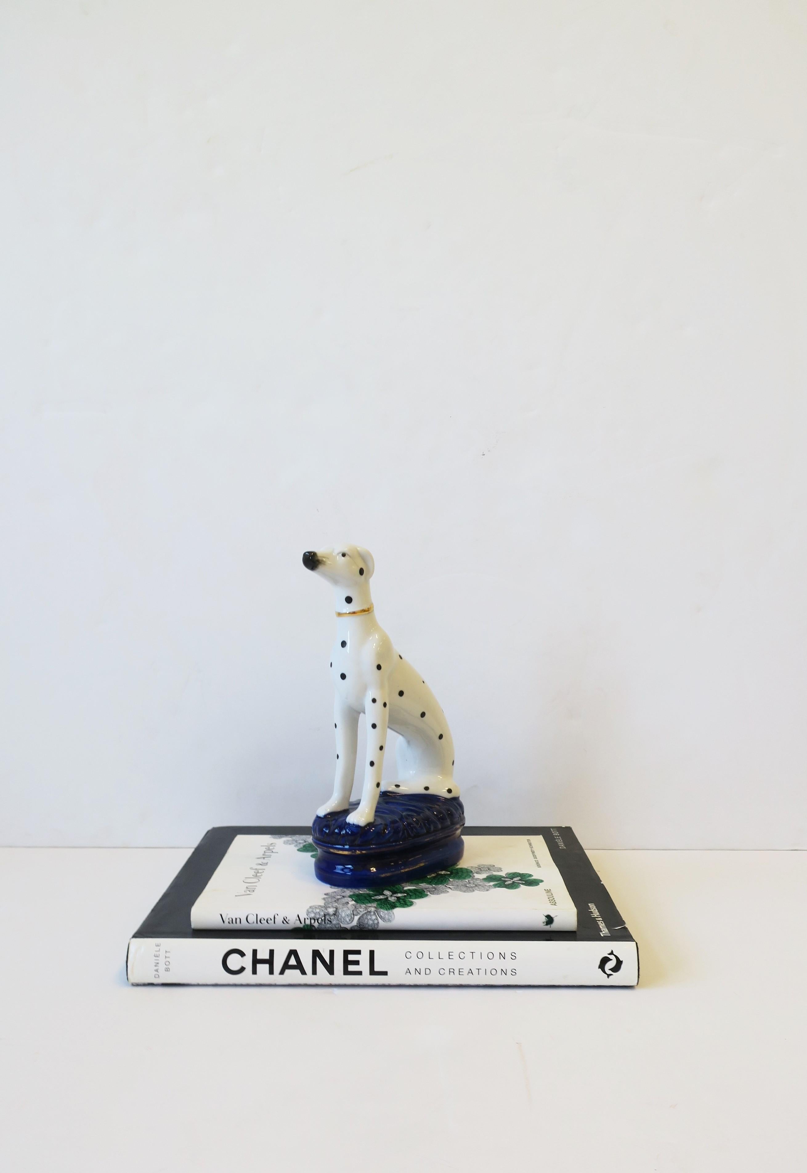 Black and White Greyhound or Whippet Decorative Dog 1