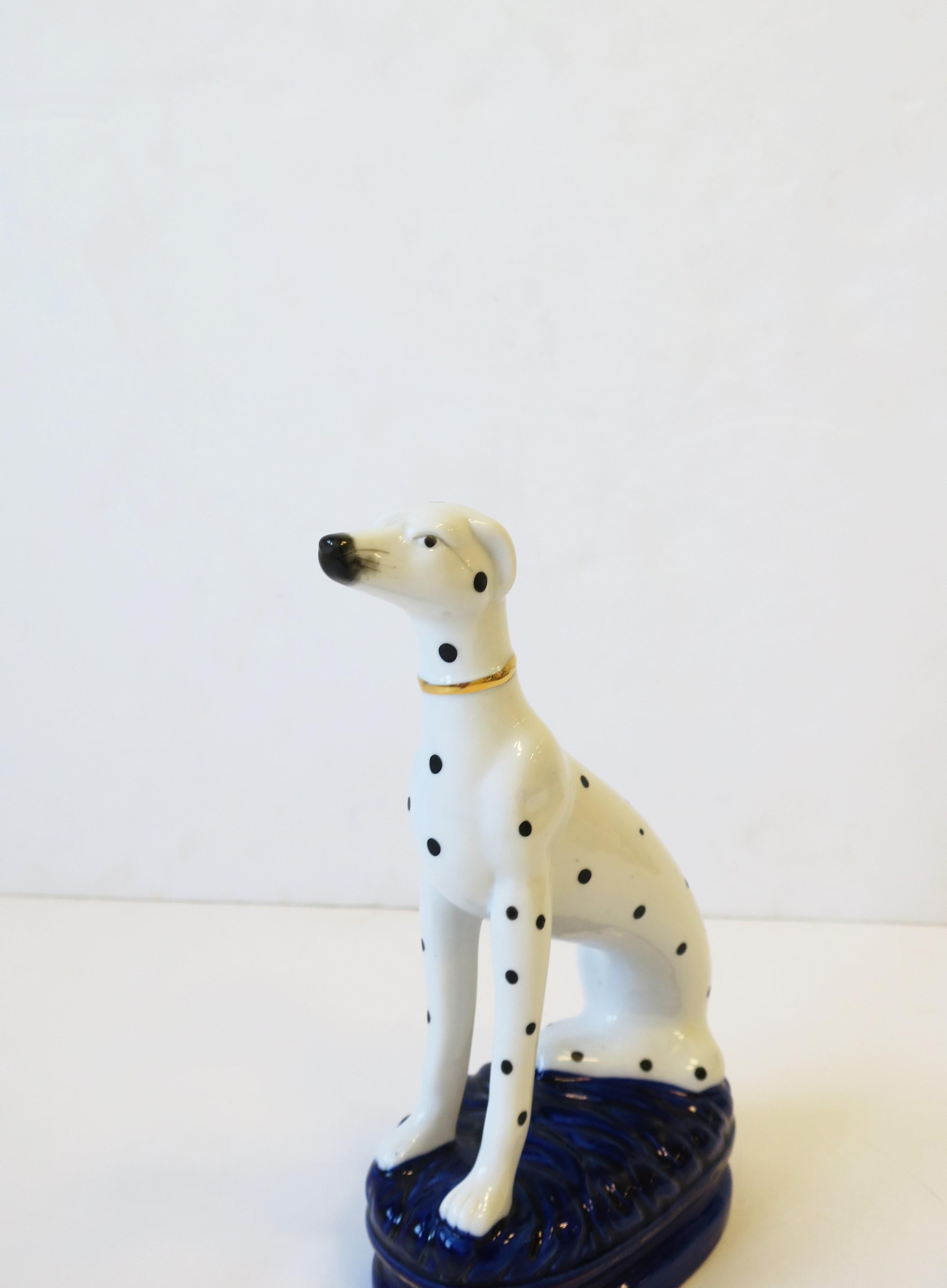 Black and White Greyhound or Whippet Decorative Dog 5