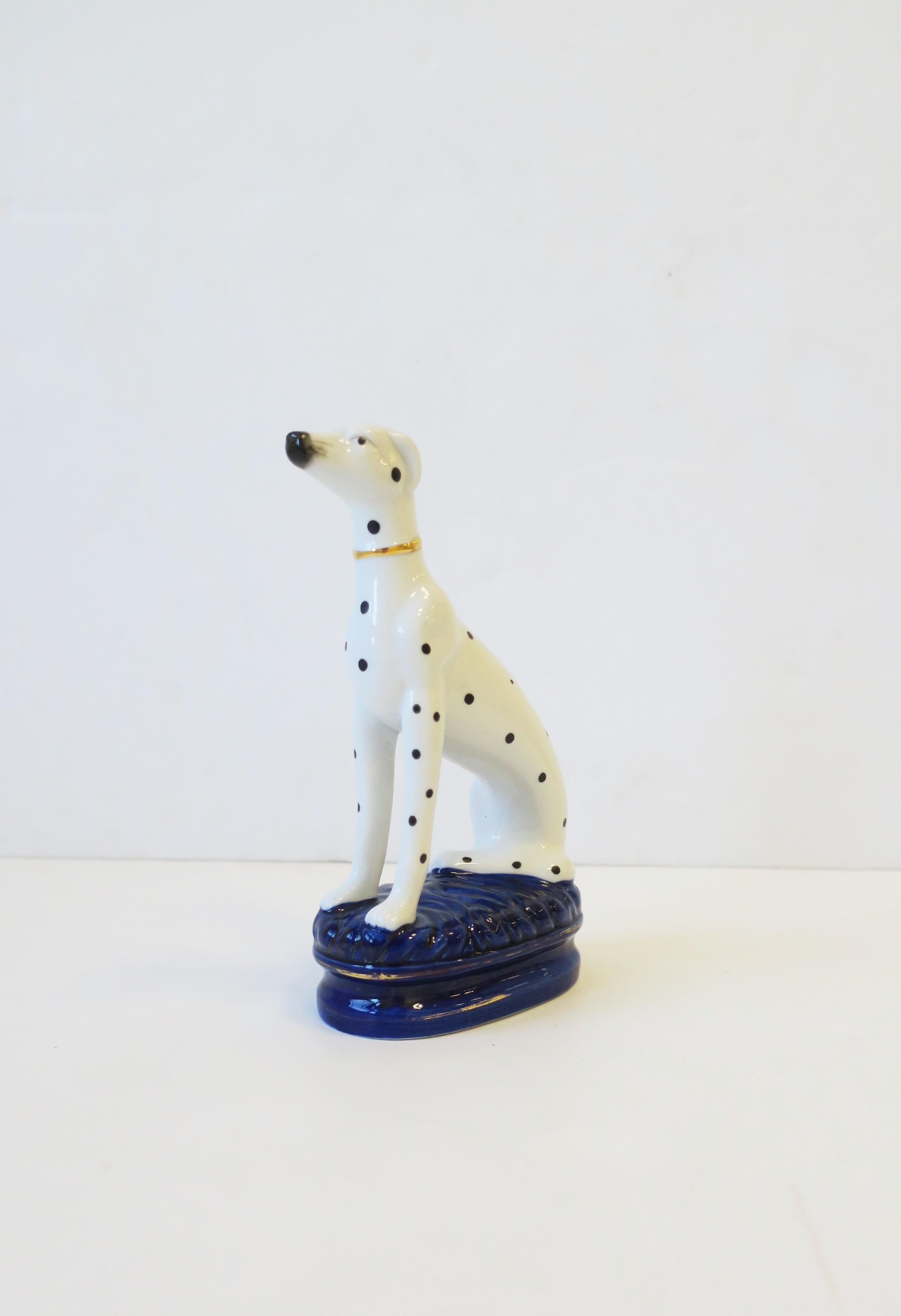 20th Century Black and White Greyhound or Whippet Decorative Dog