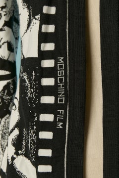 Cappotto in maglia jacquard bianco e nero Moschino Couture!