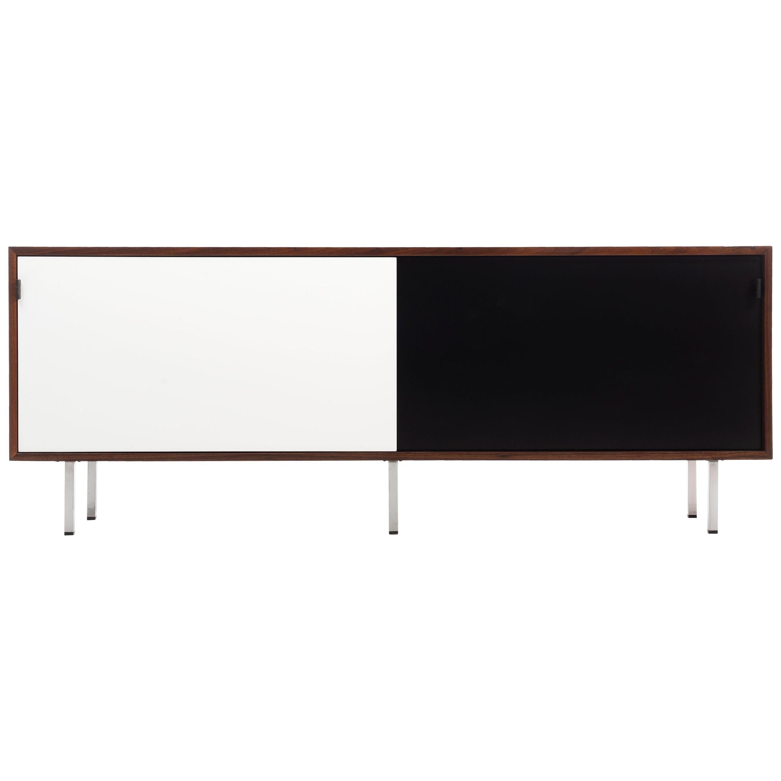 Black and White Knoll Credenza