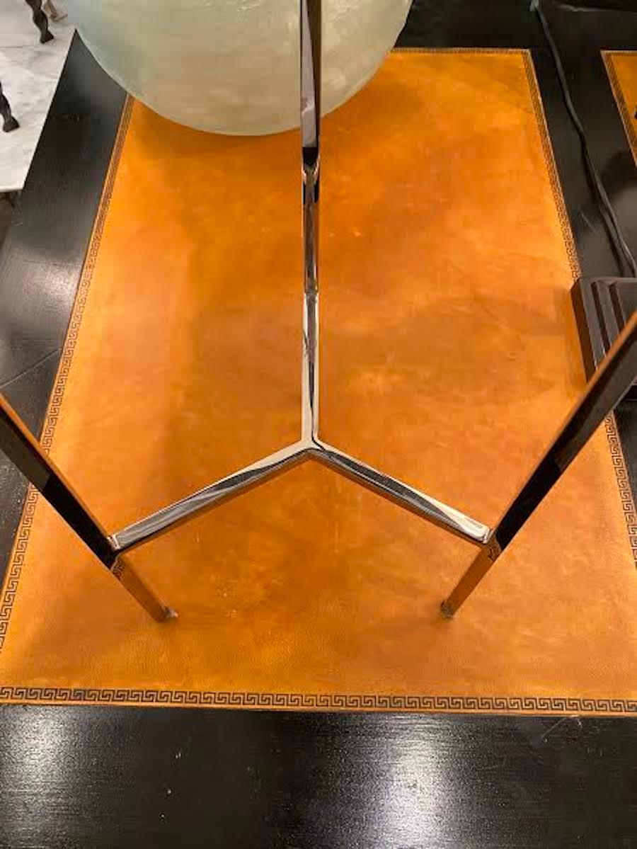 Black and White Marble Top Cocktail Table, China, Contemporary In New Condition In New York, NY