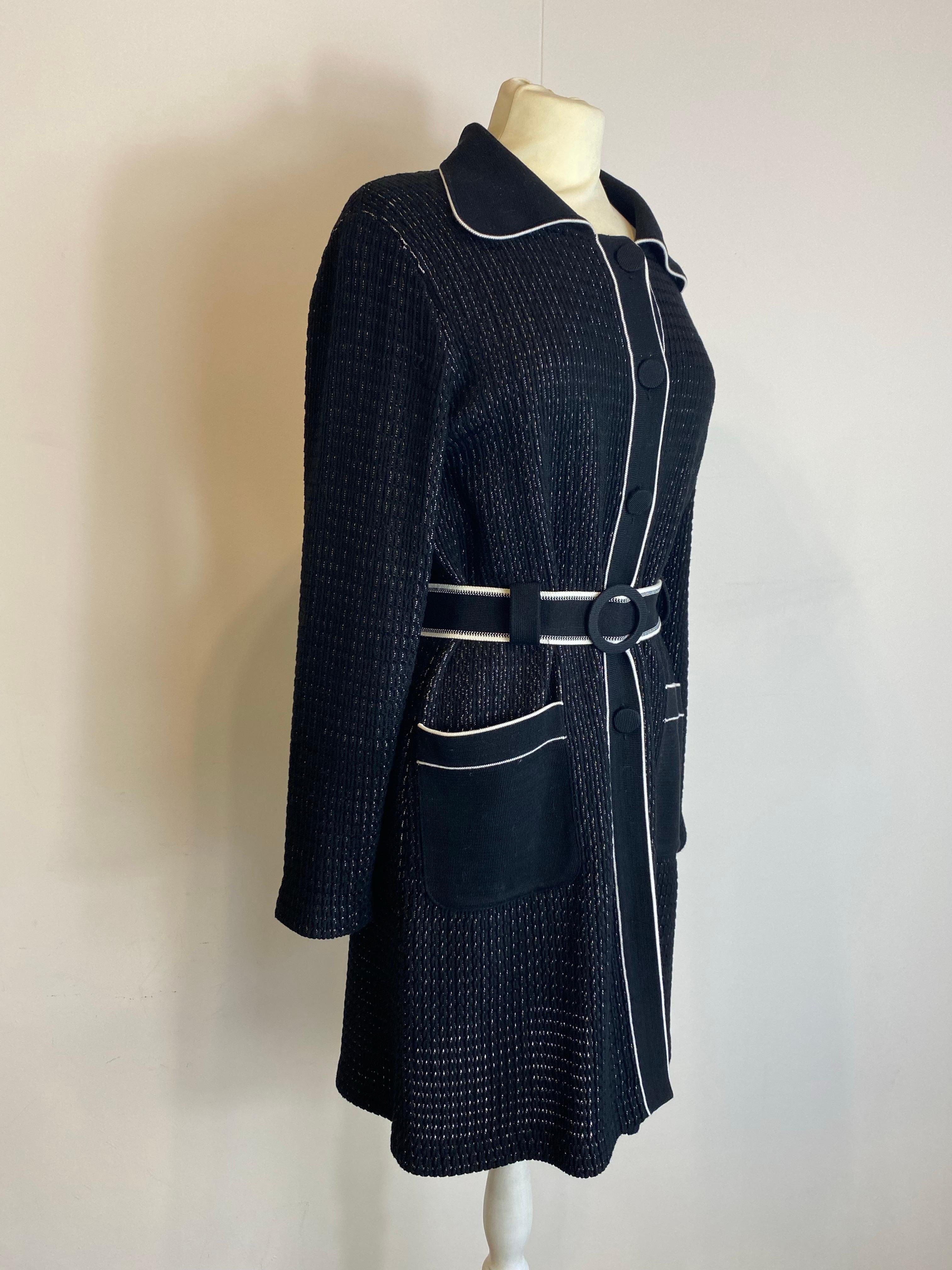 Trench Missoni in bianco e nero In condizioni ottime in vendita a Carnate, IT