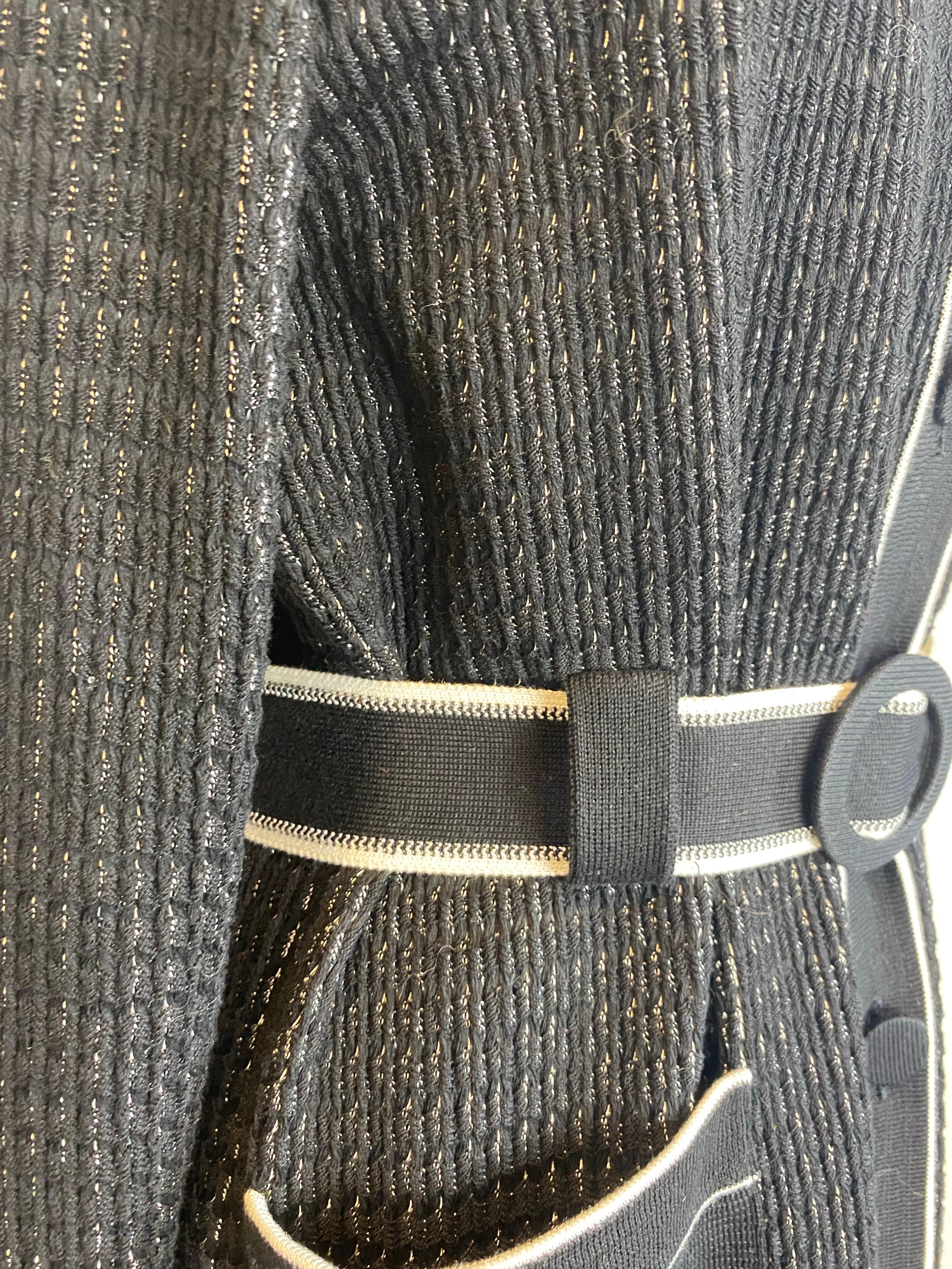 Trench Missoni in bianco e nero in vendita 1