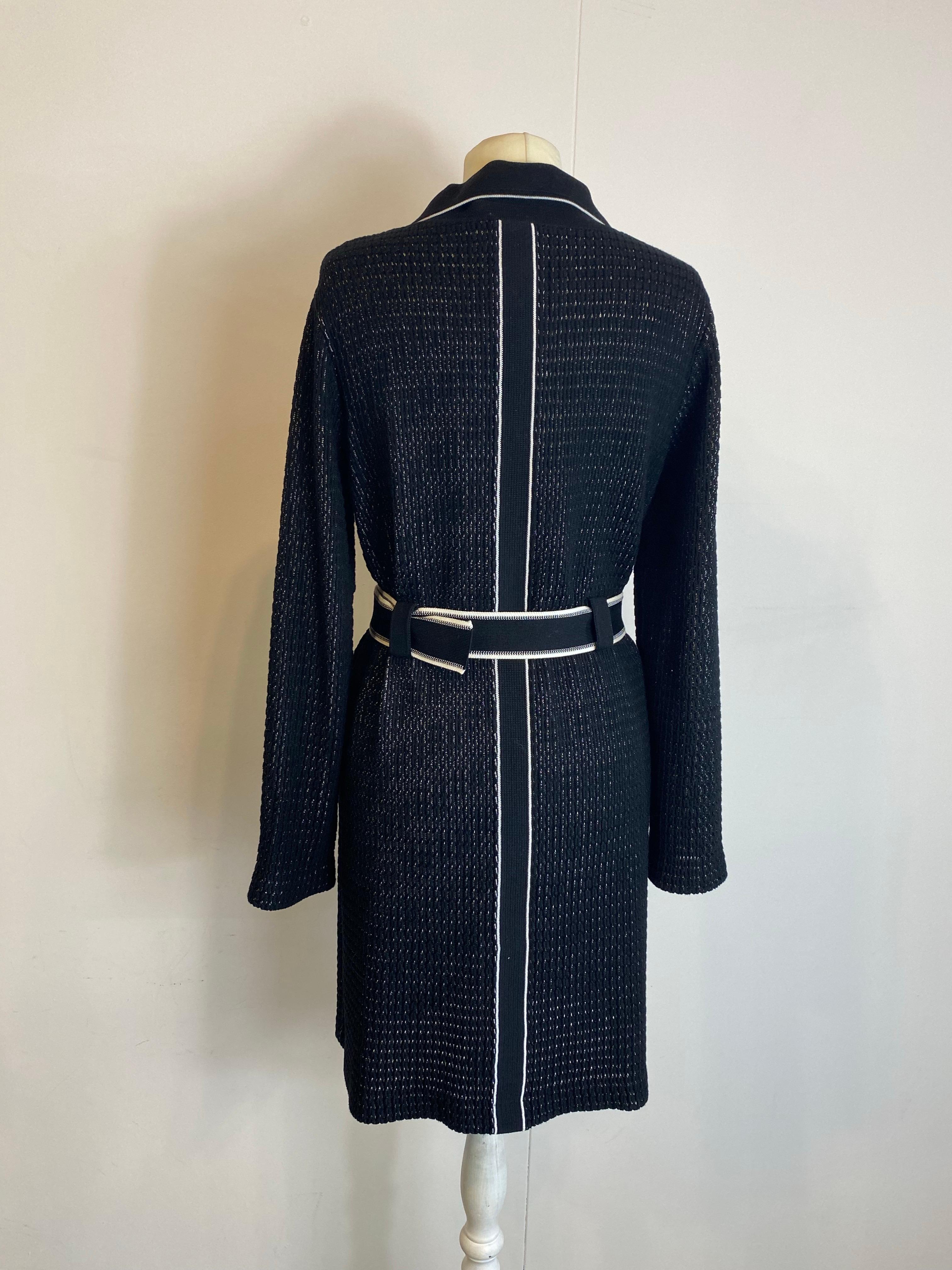 Trench Missoni in bianco e nero in vendita 2