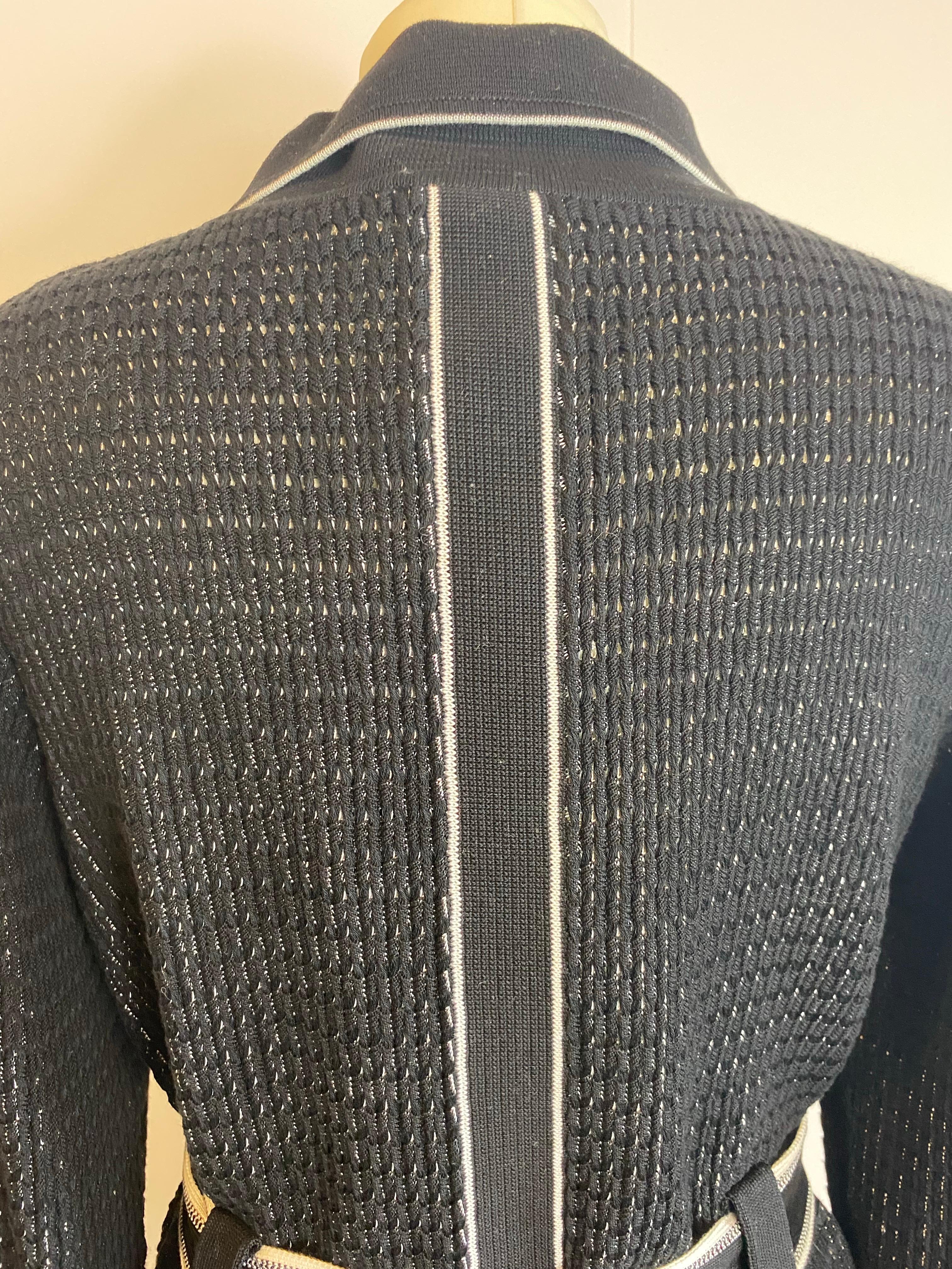 Trench Missoni in bianco e nero in vendita 3