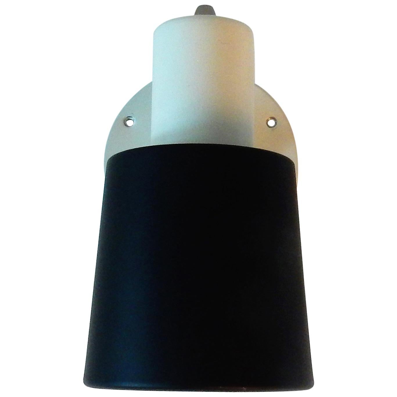 Black and White 'Model 7062' Anvia Wall Lamp, The Netherlands, 1960s