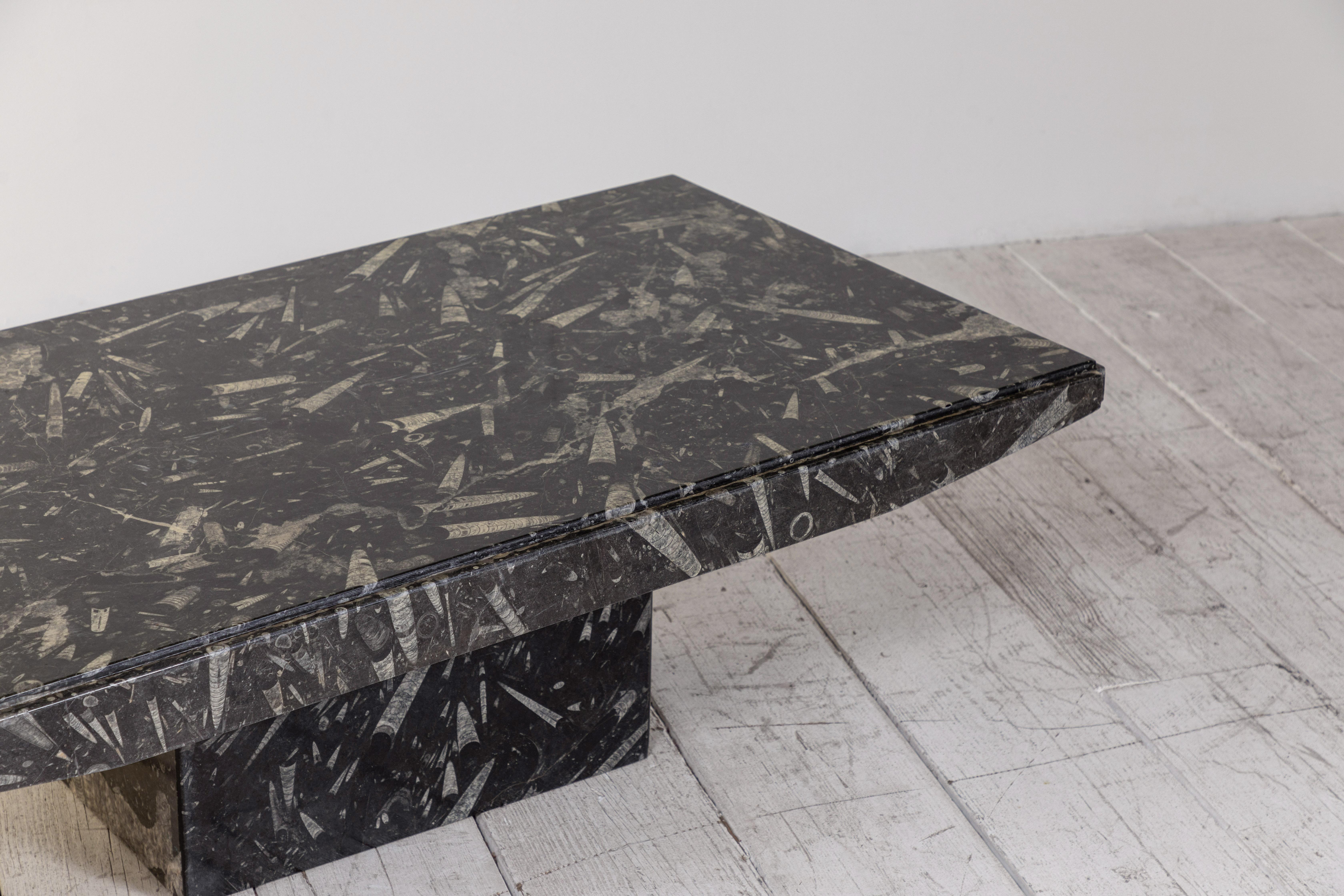 Black and White Modernist Marble Cocktail Table 5