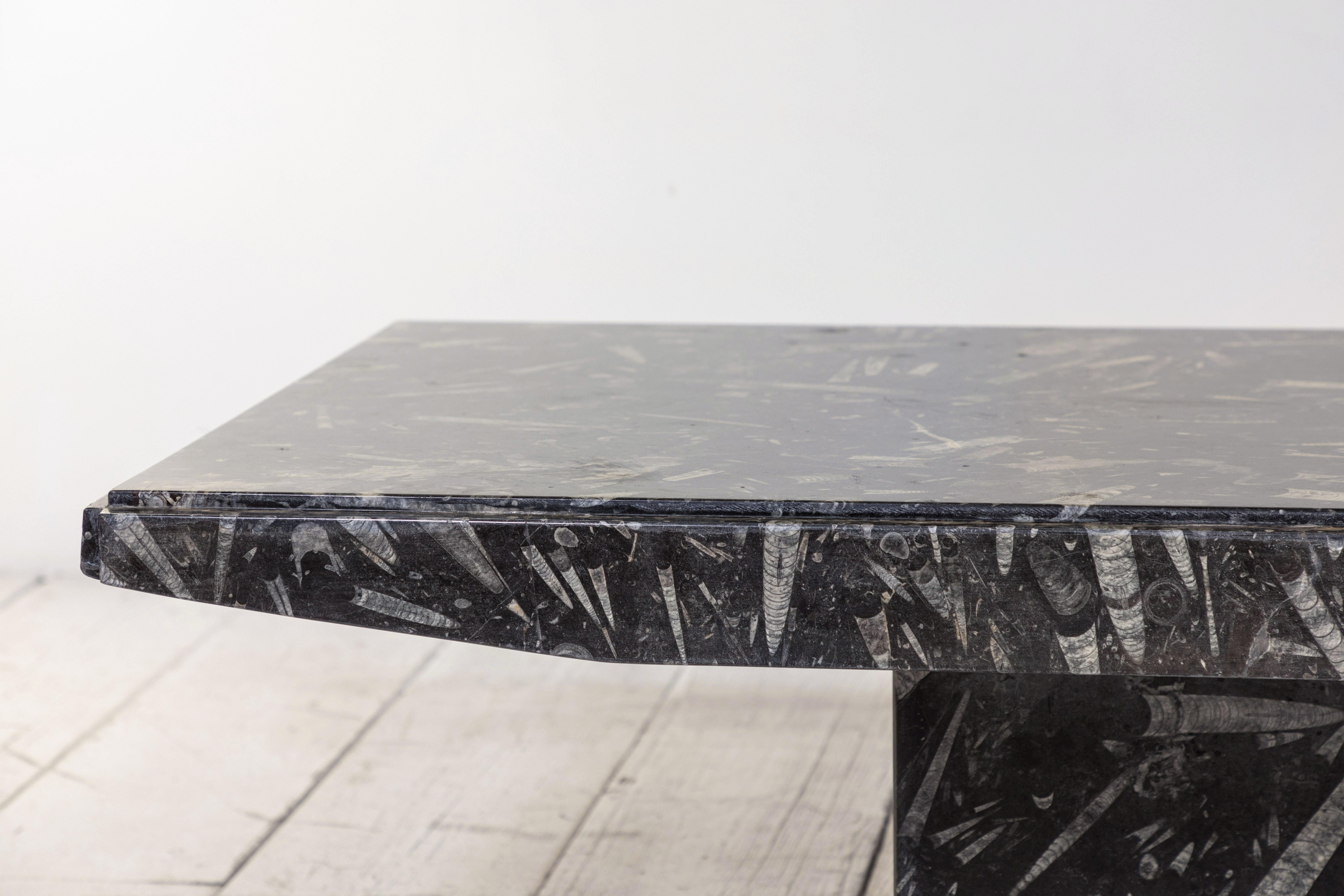 Black and White Modernist Marble Cocktail Table 1