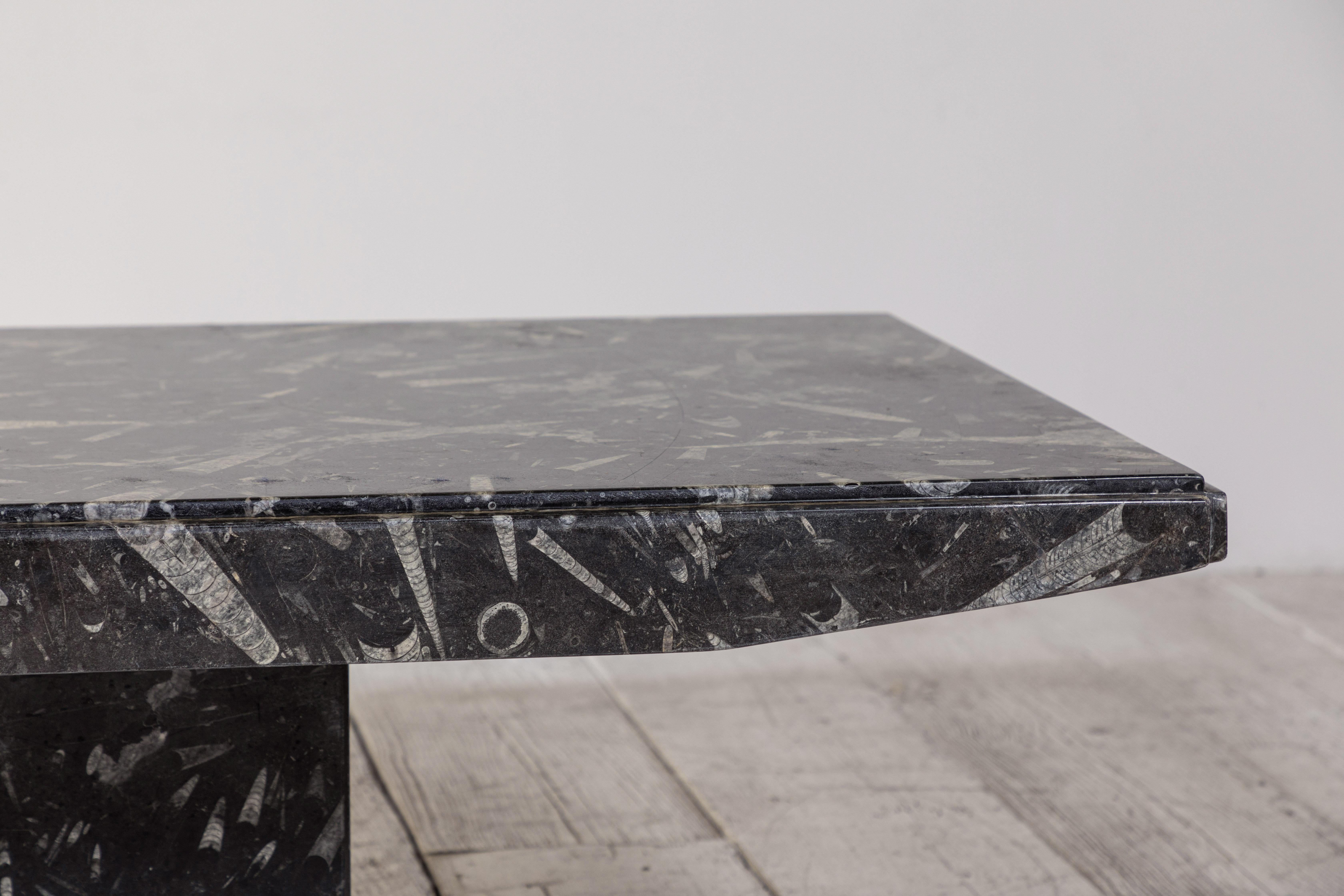 Black and White Modernist Marble Cocktail Table 3