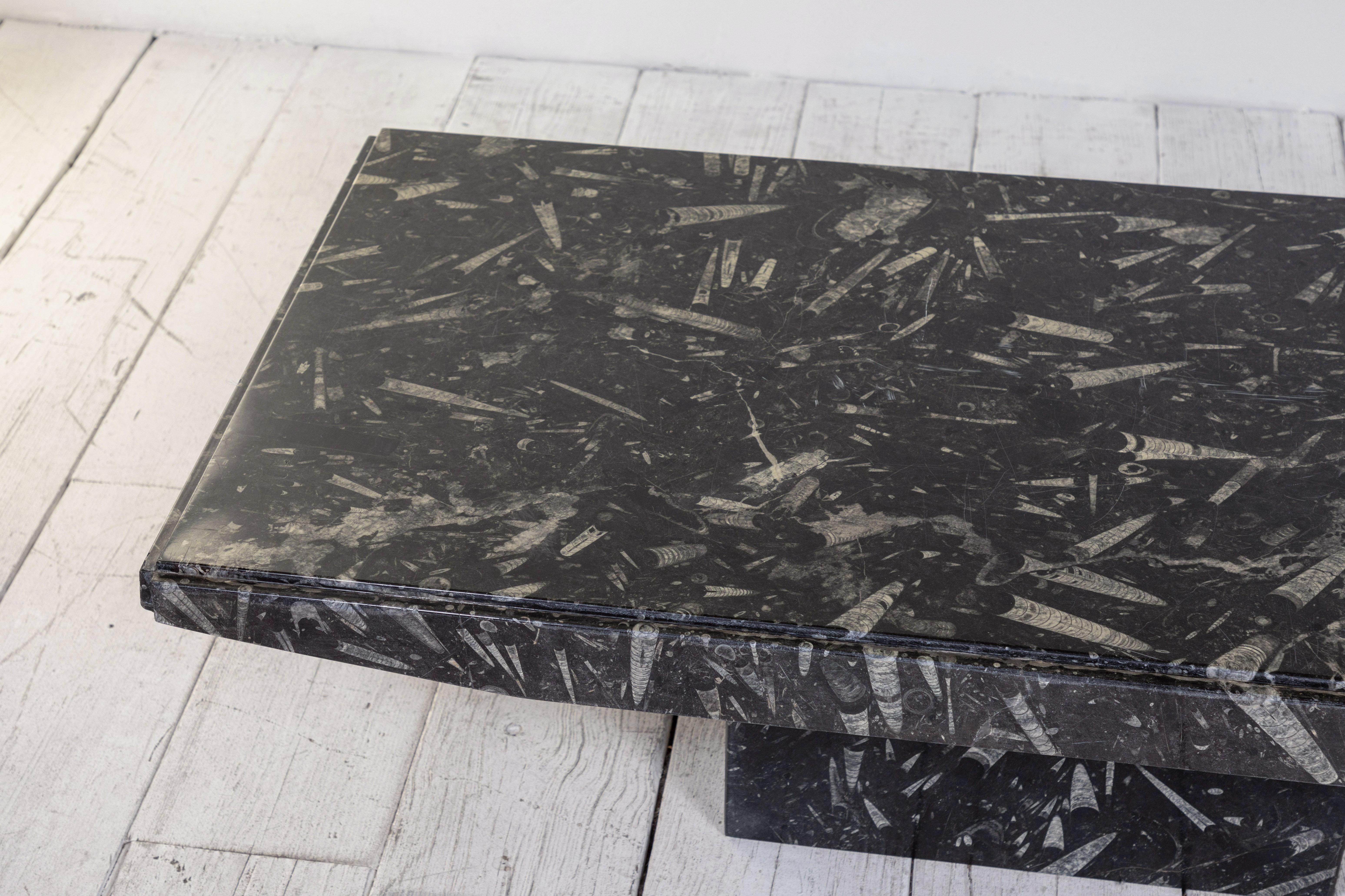 Black and White Modernist Marble Cocktail Table 4