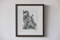 Black and White Monotype by Cyril Kuhn