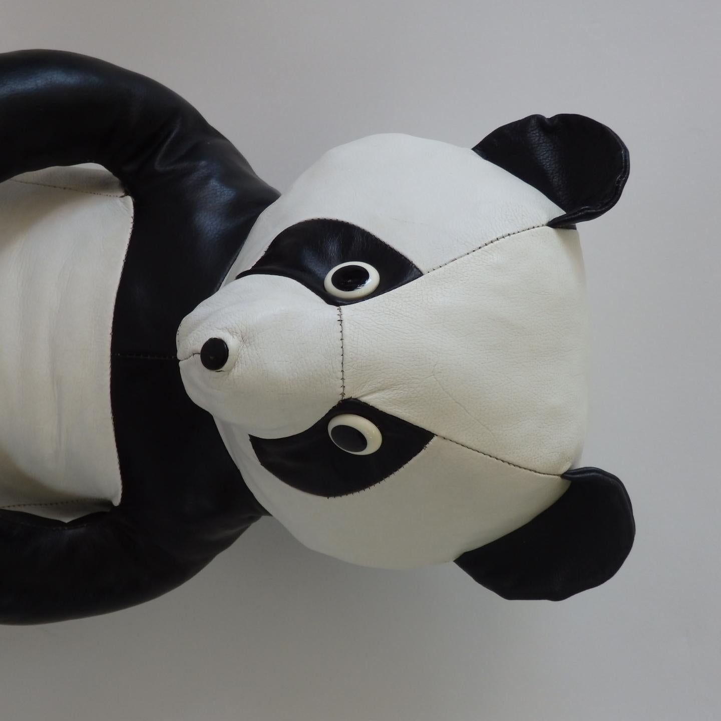 Black and White Abercrombie and Fitch Omersa Style black and white Leather Panda 1